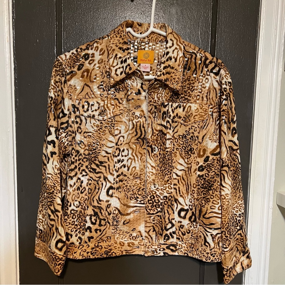 Animal Print Jacket from Ruby Rd - Picture 2 of 6